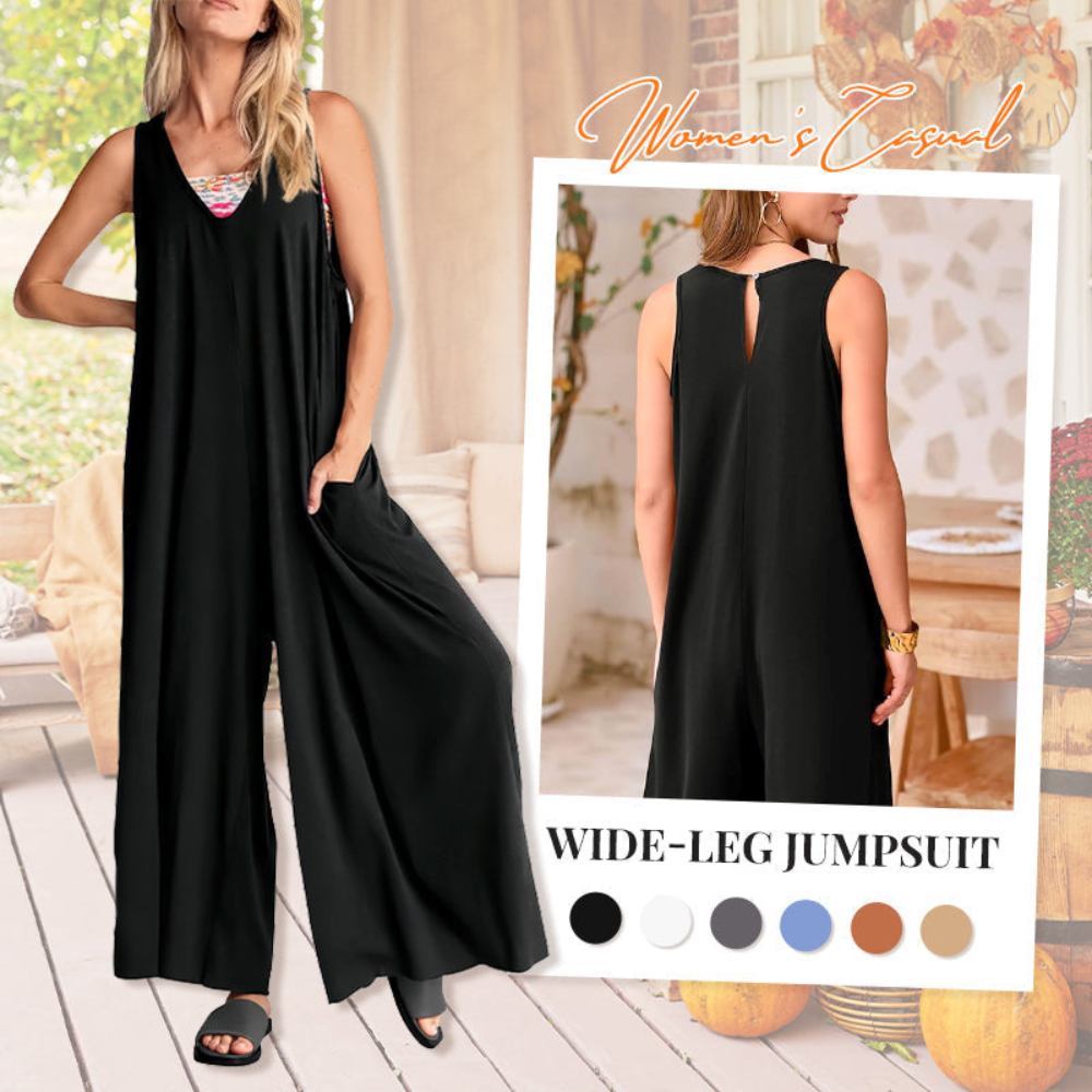 Elijah™ | Elegante jumpsuit met V-hals