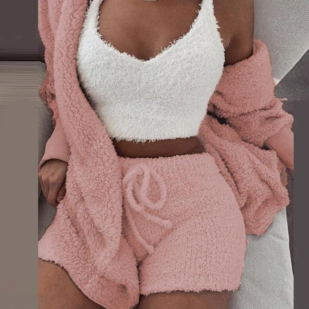 Alayah™| Fuzzy Fleece Set