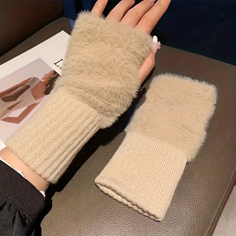 Katja™ | Fluffy Dames Faux Fur Hand Warmers