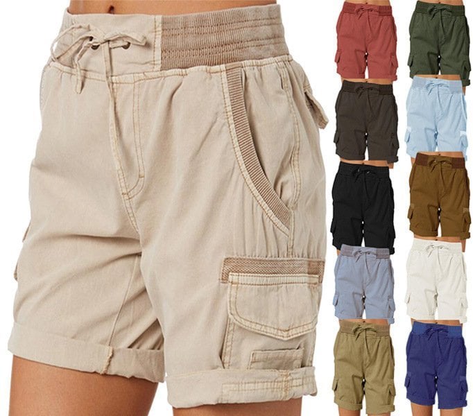 Lilyana™ | Cargo Shorts met Hoge Taille voor Dames (1+1 GRATIS)