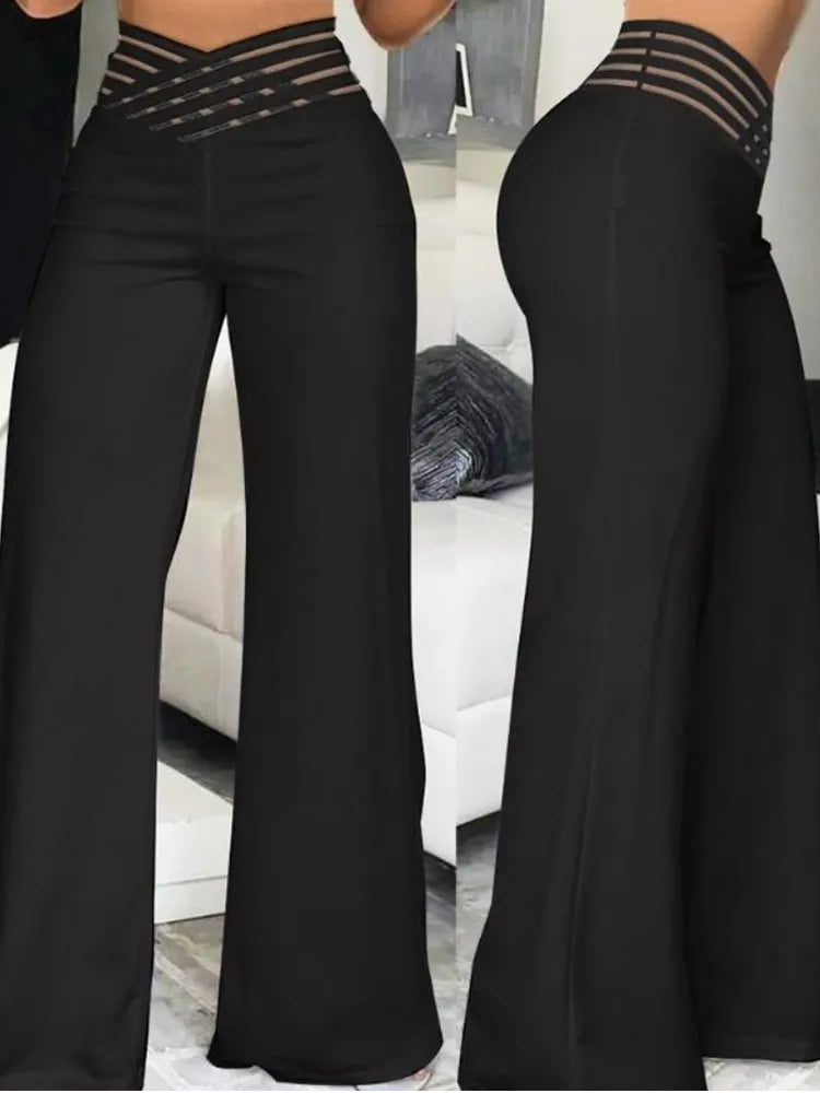 Kennedy™ l Elegante Hoge Taille Uitlopende Broek