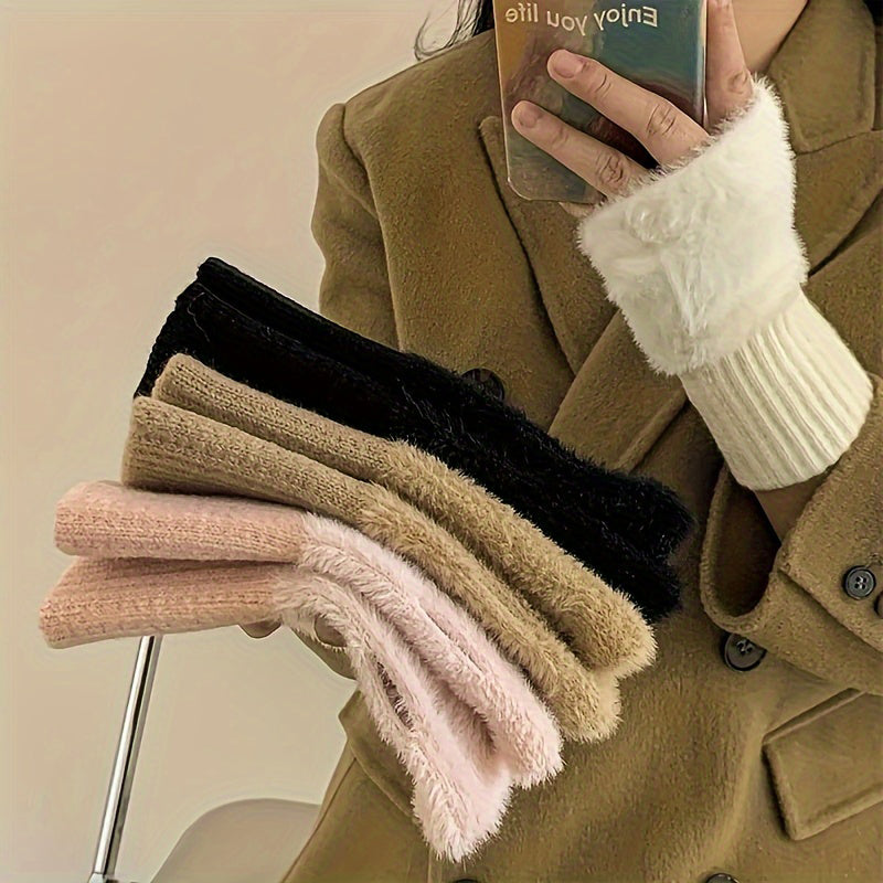 Katja™ | Fluffy Dames Faux Fur Hand Warmers