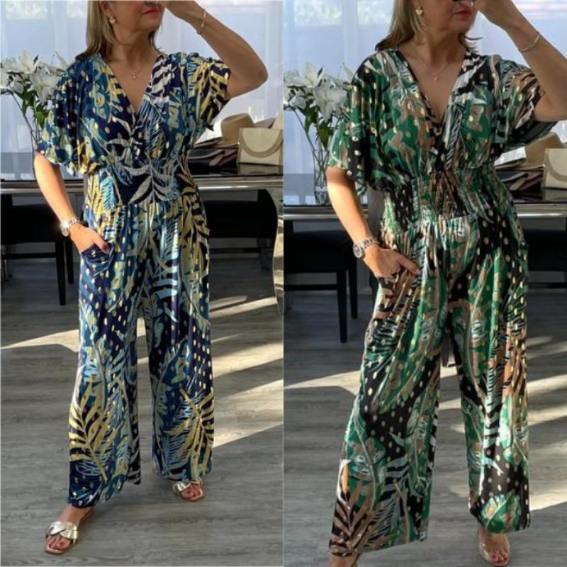 Linna™ l Zomerse jumpsuit met stretch taille