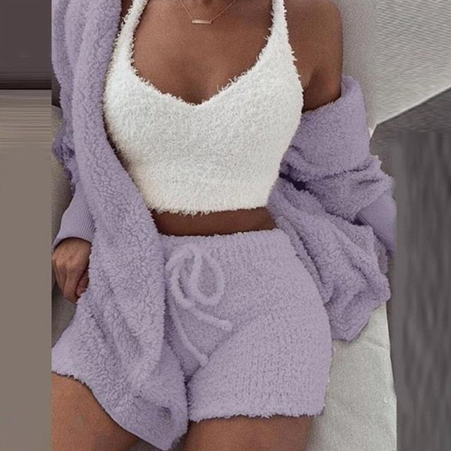 Alayah™| Fuzzy Fleece Set