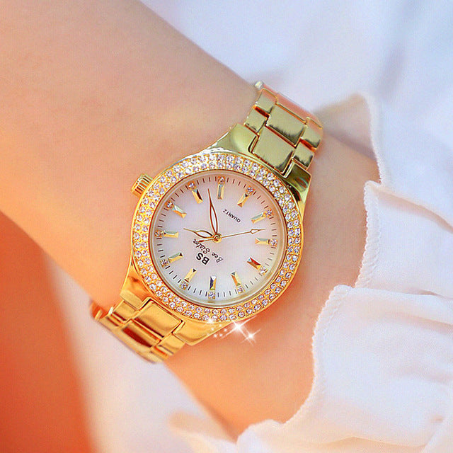 Maricon™ | Diamond Dames Quartz Horloge