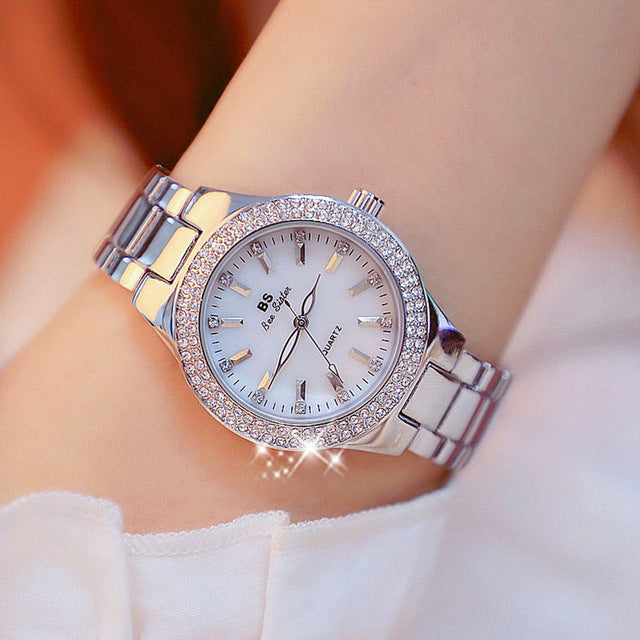 Maricon™ | Diamond Dames Quartz Horloge